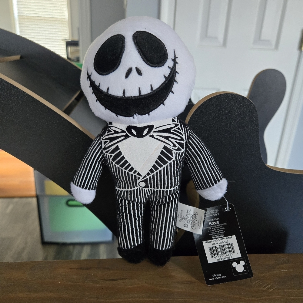 Disney Jack Skellington Plush Stuffed Animal New